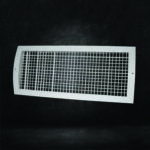 دریچه دیواری آلومینیومی قوس دار