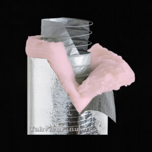 لوله فلکسیبل عایق پلی استر 5 اینچ 6 متری