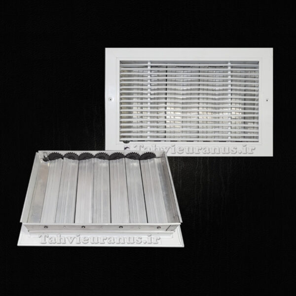 دریچه خطی با دمپر تیغه موازی