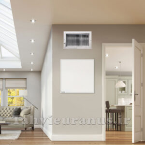 40×30 دریچه دیواری آلومینیومی