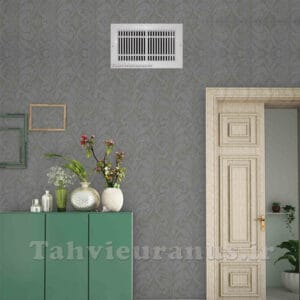دریچه دیواری خطی آلومینیومی 30 درجه