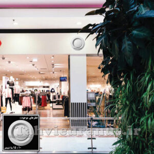 دریچه گرد سونایی پلاستیک قطر 10