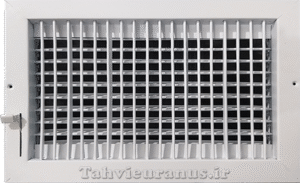 دریچه دیواری آهنی 80x25