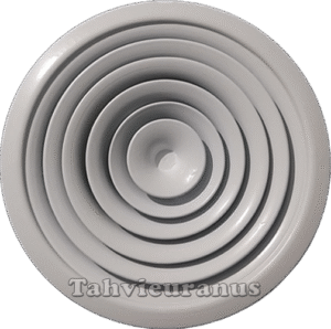 دریچه گرد سقفی آلومینیومی قطر 30