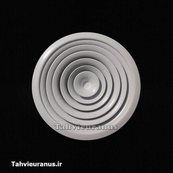 دریچه گرد سقفی آلومینیومی قطر 35