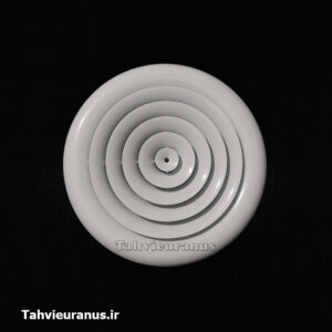دریچه گرد سقفی پلاستیکی