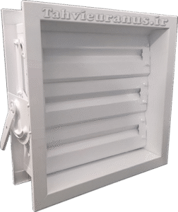 دمپر بین کانالی تنظیم دستی