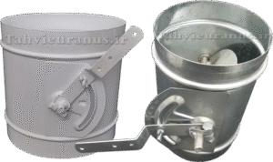 دمپر بین کانالی گرد تنظیم دستی قطر 20