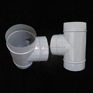 سه راهی گالوانیزه 90 درجه قطر 35