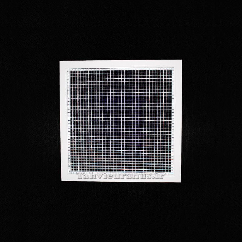 دریچه دیواری آلومینیومی مشبک بدون دمپر-01